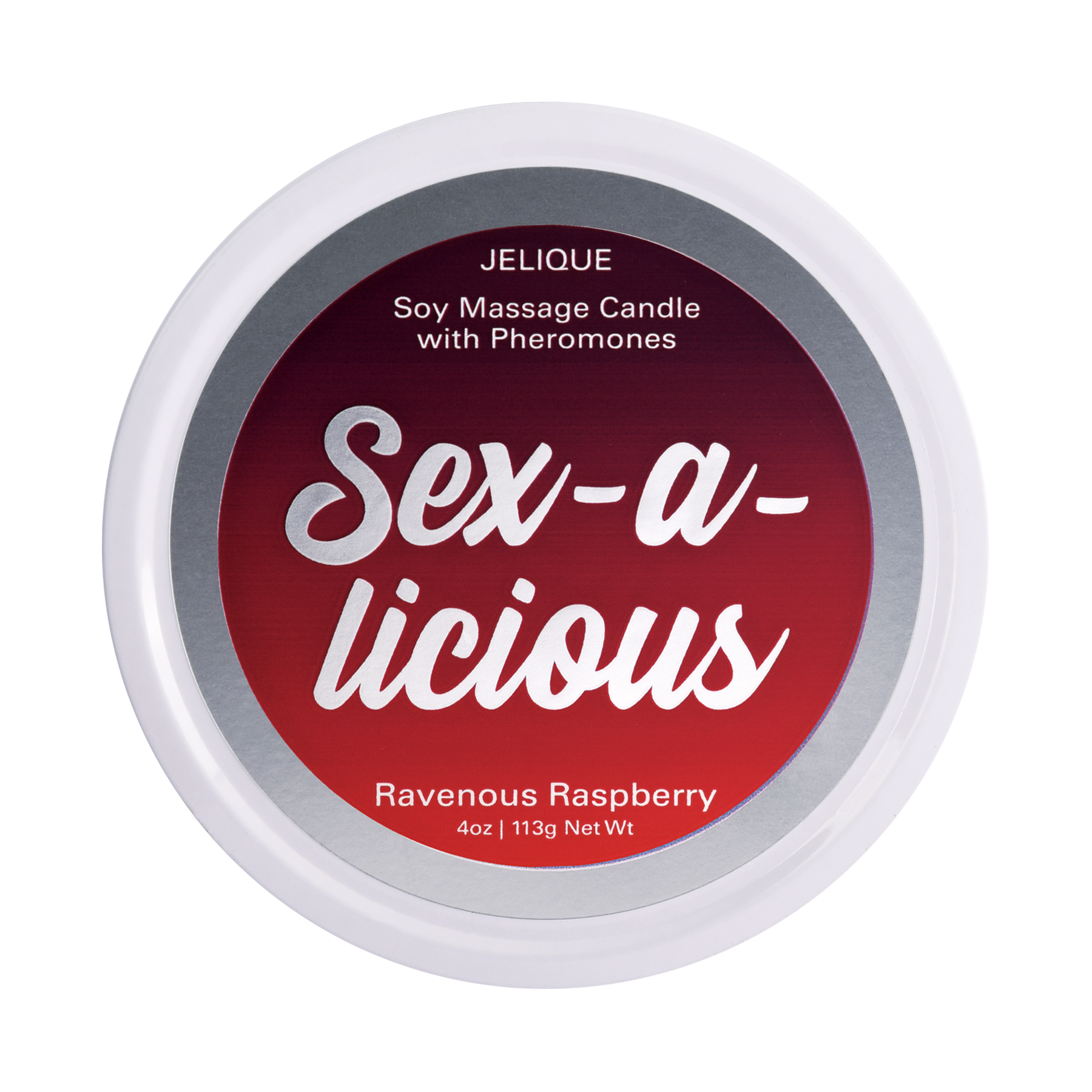 MOOD CANDLES Sex-a-licious - Pheromone Massage Candle Ravenous Raspberry 4oz | 113g - Sheets Optional