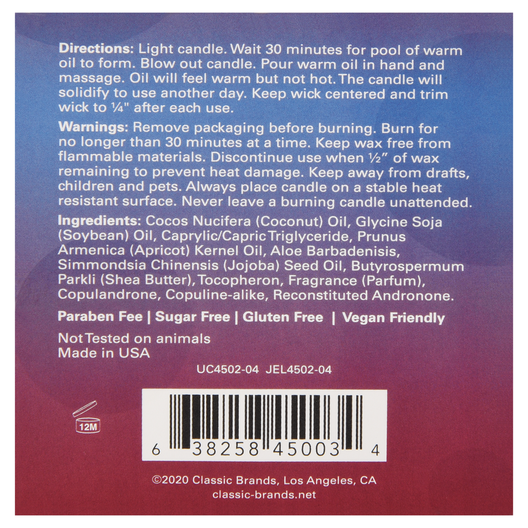 MOOD CANDLES Sex-a-licious - Pheromone Massage Candle Ravenous Raspberry 4oz | 113g - Sheets Optional