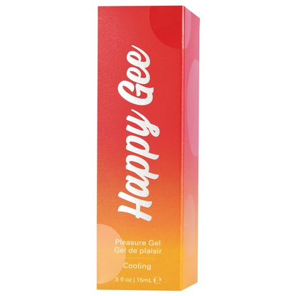 HAPPY GEE Cooling Pleasure Gel Cooling .5fl | 15mL - Sheets Optional