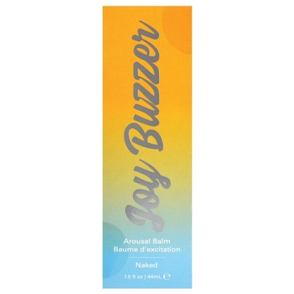 JOY BUZZER Clitoral Arousal Balm - Naked Flavor Free 1.5oz | 44mL - Sheets Optional
