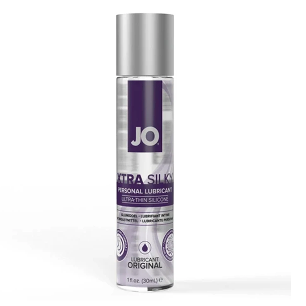 JO XTRA SILKY Silicone Lubricant 1oz - Sheets Optional