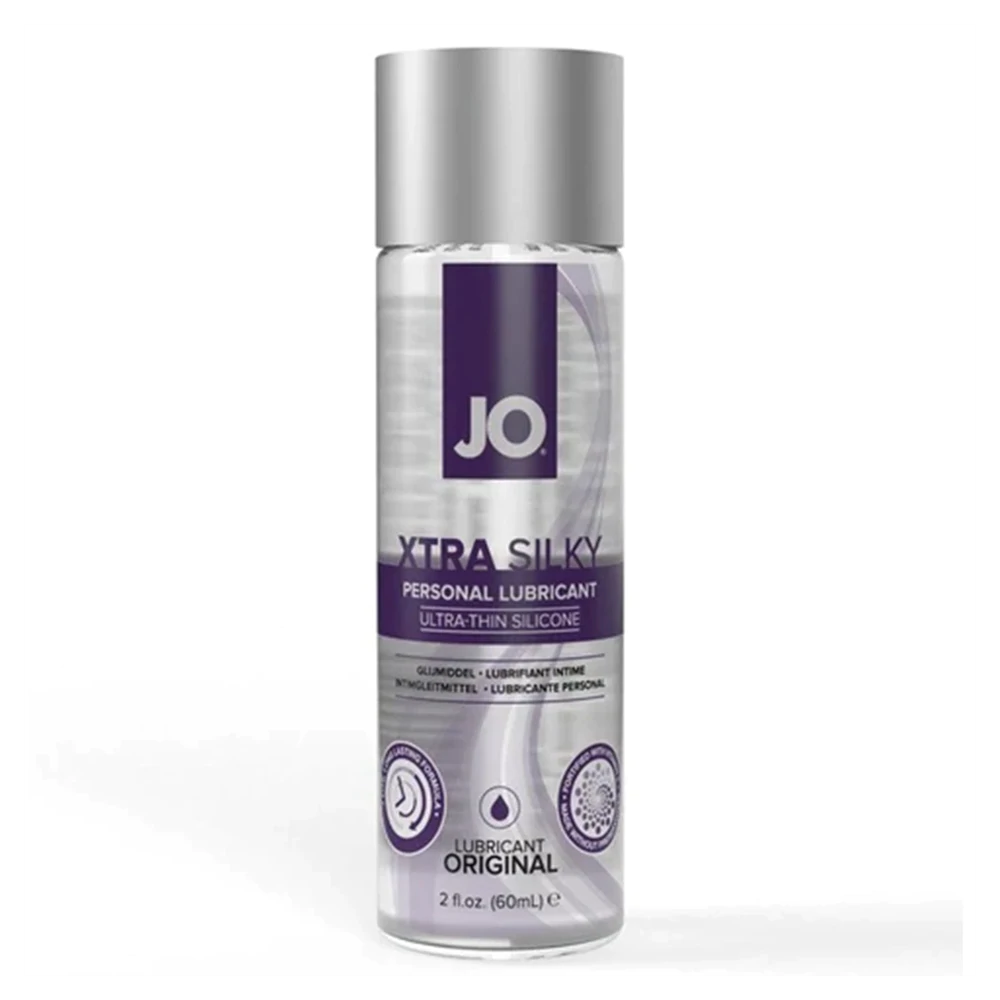 JO XTRA SILKY Silicone Lubricant 2oz - Sheets Optional