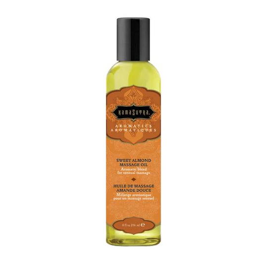 Kama Sutra Massage Oil Sweet Almond 8oz - Sheets Optional