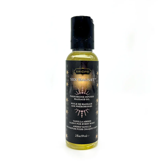 SEX MAGNET Pheromone Massage Oil 2 fl oz / 59ml - Sheets Optional