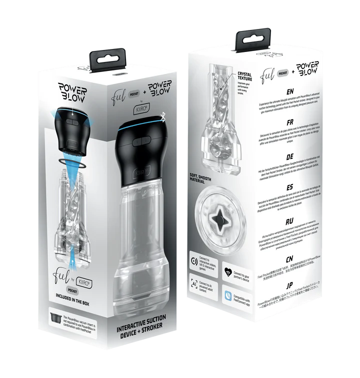 Powerblow + Pocket Stroker Crystal - Sheets Optional