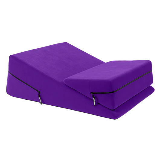 Wedge/Ramp Combo Purple Microfiber - Sheets Optional