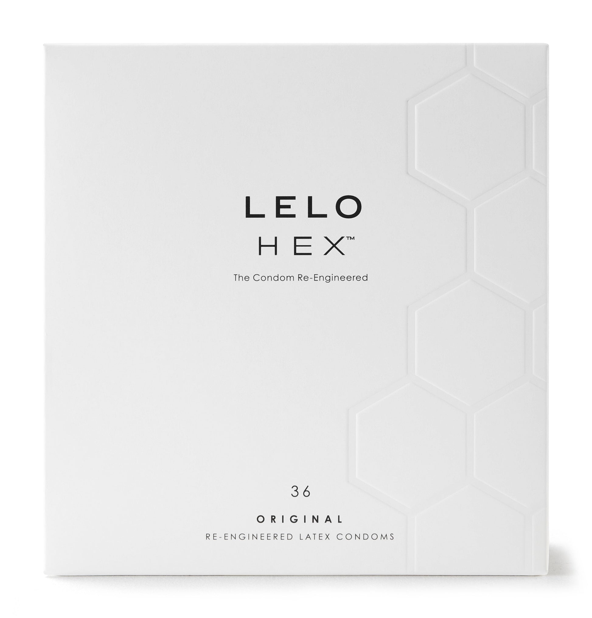 HEX Original Condoms, 36 Pack - Sheets Optional