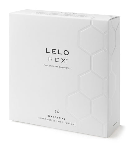 HEX Original Condoms, 36 Pack - Sheets Optional