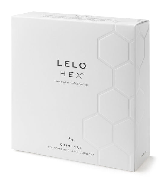 HEX Original Condoms, 36 Pack - Sheets Optional