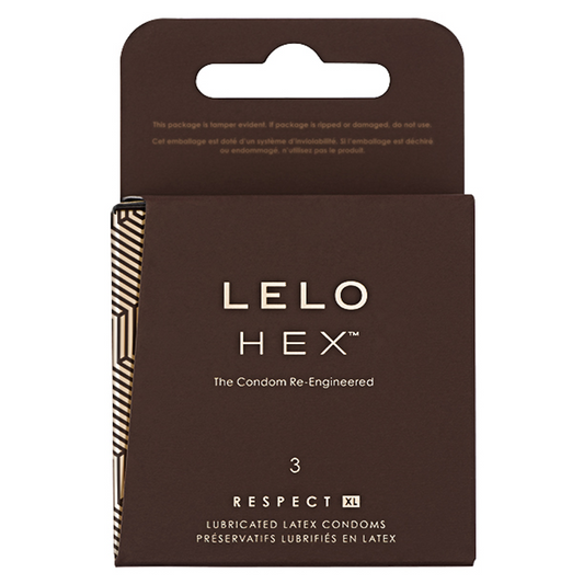 HEX Respect XL Condoms, 3 Pack - Sheets Optional