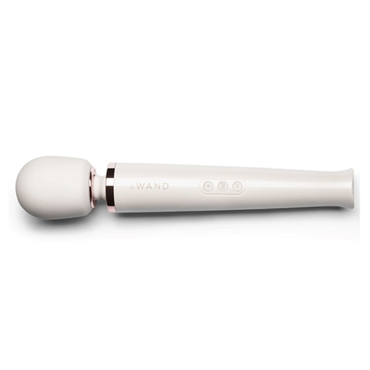 Rechargeable Vibrating Massager - White - Sheets Optional