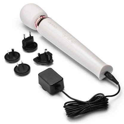Rechargeable Vibrating Massager - White - Sheets Optional