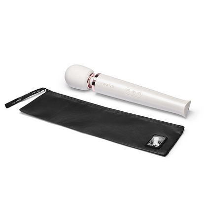 Rechargeable Vibrating Massager - White - Sheets Optional