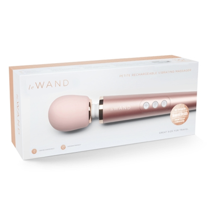 Petite Rechargeable Massager - Rose Gold - Sheets Optional