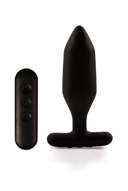 Onyx Vibrating Butt Plug Black - Sheets Optional