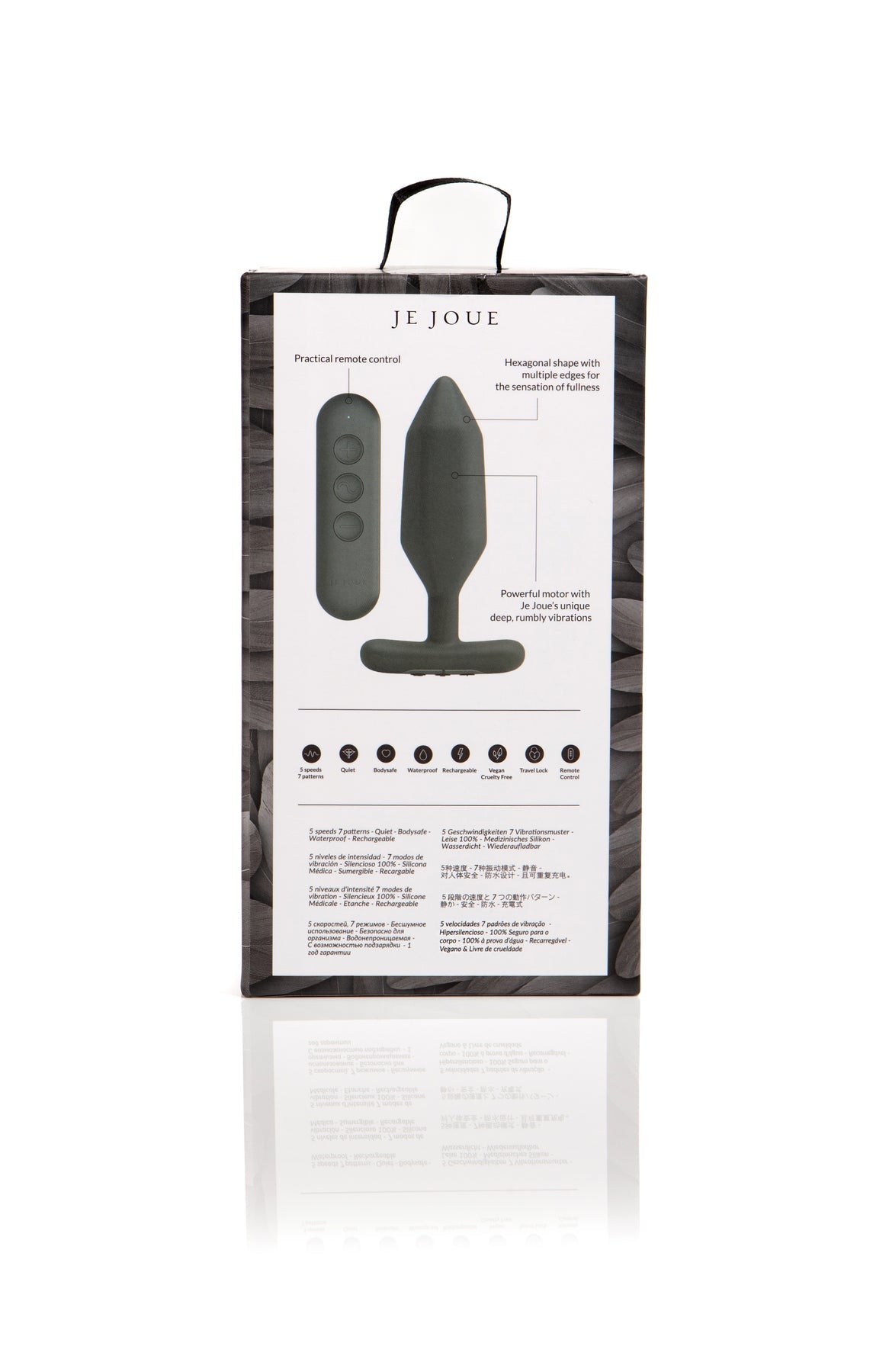 Onyx Vibrating Butt Plug Black - Sheets Optional