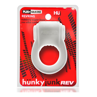 REVRING, ring with vibe, WHITE ICE w/ Black Vibe - Sheets Optional