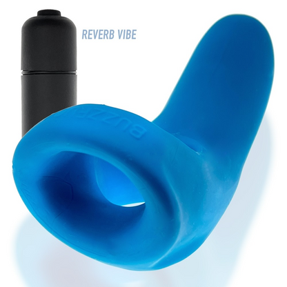 BUZZFUCK, sling with taint vibe, TEAL ICE - Sheets Optional