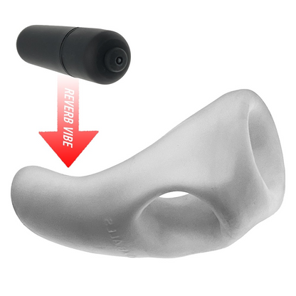 BUZZFUCK, sling with taint vibe, WHITE ICE - Sheets Optional