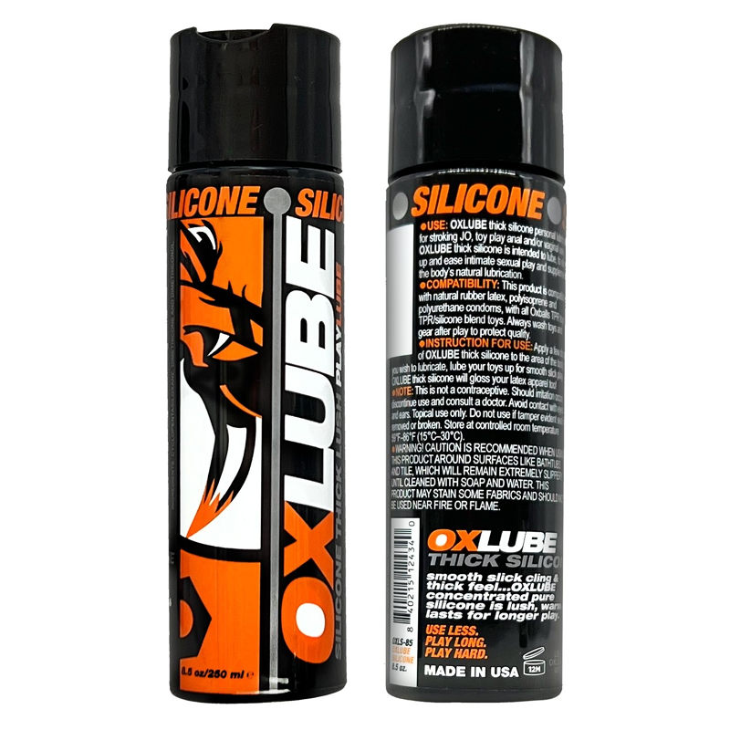 THICK Silicone, OXLube, 8.5 oz - Sheets Optional