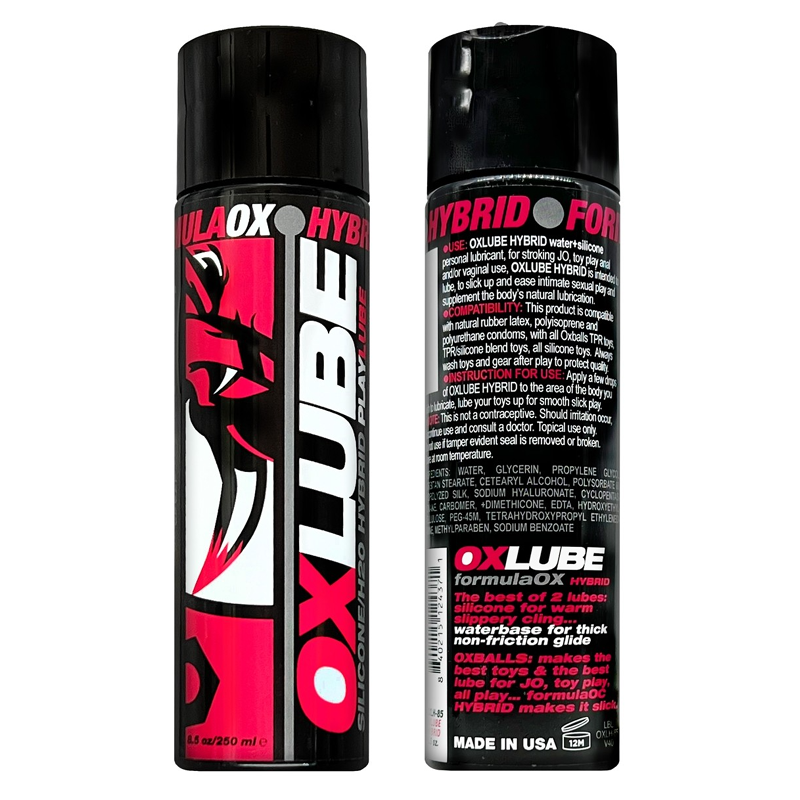 FormulaOX HYBRID, OXLube, 4.4 oz - Sheets Optional