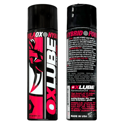 FormulaOX HYBRID, OXLube, 4.4 oz - Sheets Optional