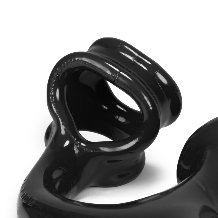 ALIEN TAIL, butt plug + sling, BLACK - Sheets Optional