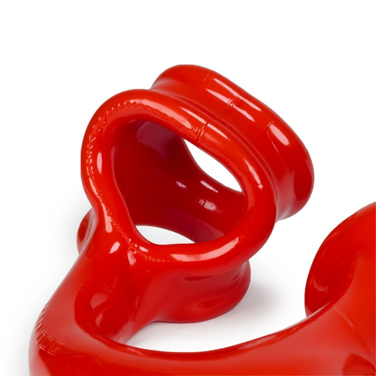 ALIEN TAIL, butt plug + sling, RED - Sheets Optional