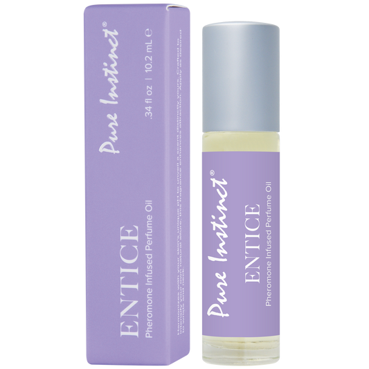 Entice .34oz | 10mL - Pheromone Infused Perfume Oil Roll-On - Sheets Optional