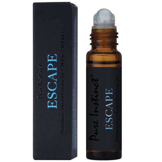 Escape -10.2ml Pure Instinct Men's Collection Pheromone Perfume Oil - Sheets Optional