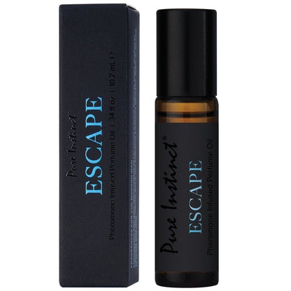 Escape -10.2ml Pure Instinct Men's Collection Pheromone Perfume Oil - Sheets Optional