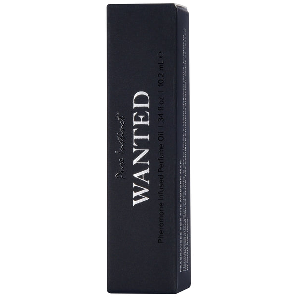 Wanted -10.2ml Pure Instinct Men's Collection Pheromone Perfume Oil - Sheets Optional