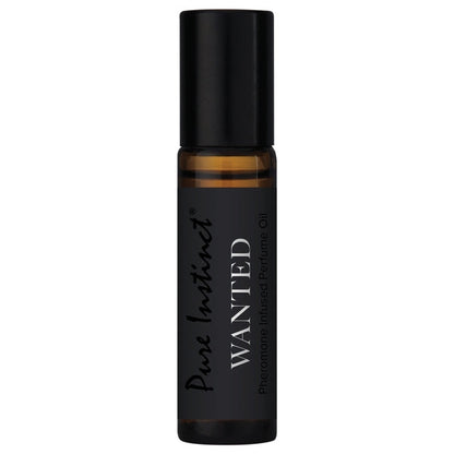 Wanted -10.2ml Pure Instinct Men's Collection Pheromone Perfume Oil - Sheets Optional