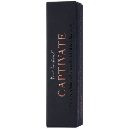 Captivate -10.2ml Pure Instinct Men's Collection Pheromone Perfume Oil - Sheets Optional