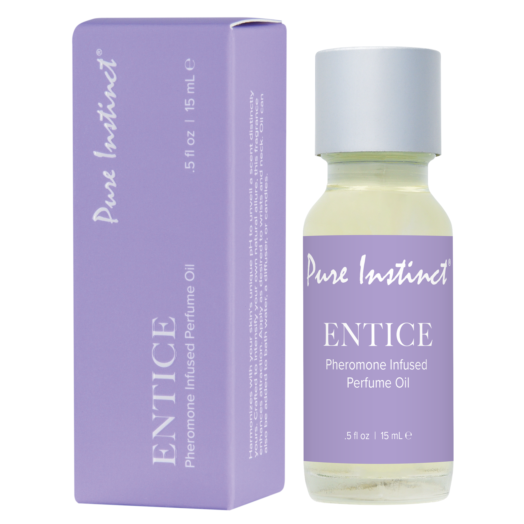 Entice .5oz | 15mL - Pheromone Infused Perfume Oil - Sheets Optional