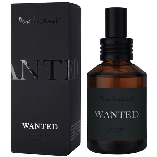 Wanted - 60ml Pure Instinct Men's Collection Pheromone Perfume - Sheets Optional