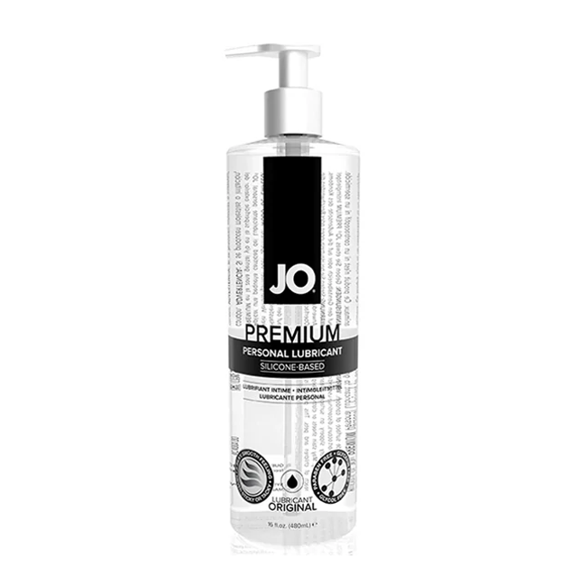 JO Premium Silicone Lubricant 16oz - Sheets Optional