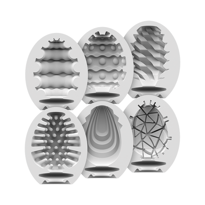 Masturbator Egg 6er Set (Assorted) Assorted - Sheets Optional