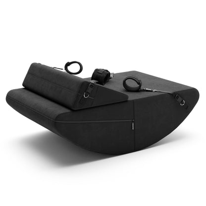 Scoop Rocker Combo Sex Positioning Shape Valkyrie Edition - Black - Sheets Optional