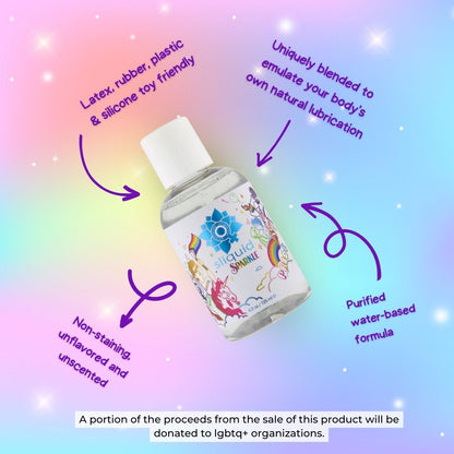 Sparkle Pride Lube 4.2oz - Sheets Optional