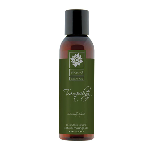 Sliquid Massage Oil Tranquility 4.2oz - Sheets Optional