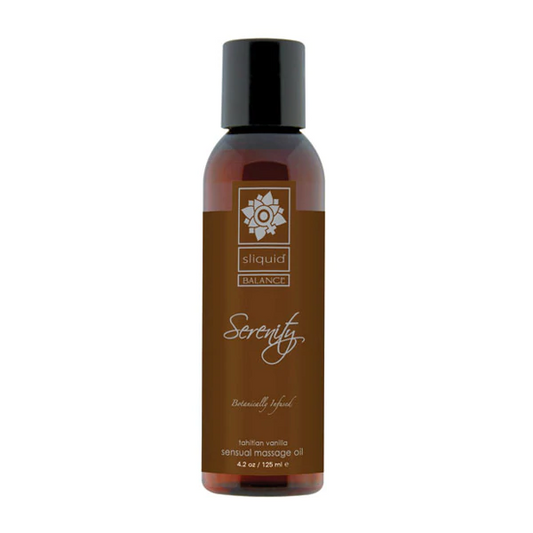 Sliquid Massage Oil Serenity 4.2oz - Sheets Optional
