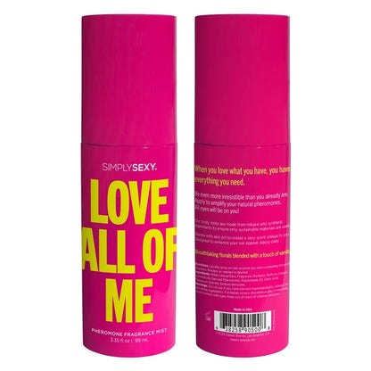 PHEROMONE BODY MIST - LOVE ALL OF ME - 3.35 floz | 99mL - Sheets Optional