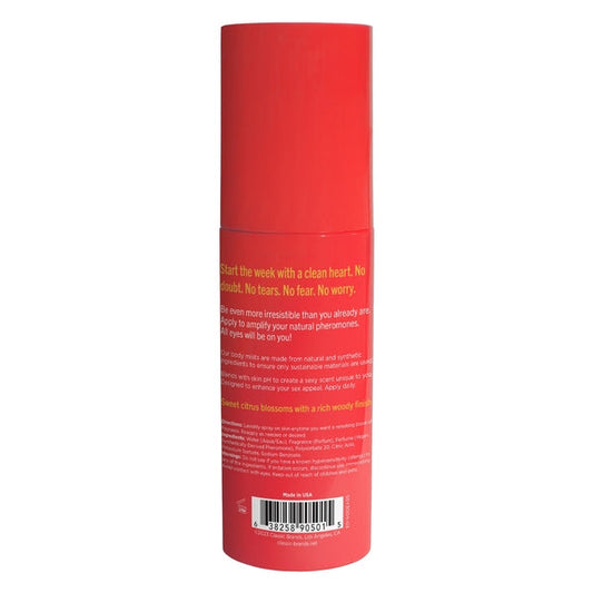 PHEROMONE BODY MIST - LAZY SUNDAY - 3.35 floz | 99mL - Sheets Optional