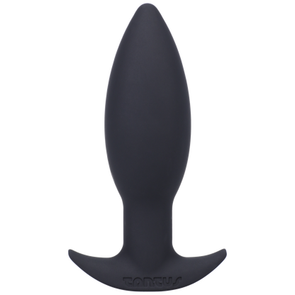 Tantus Silicone Neo Silicone Butt Plug Black - Sheets Optional