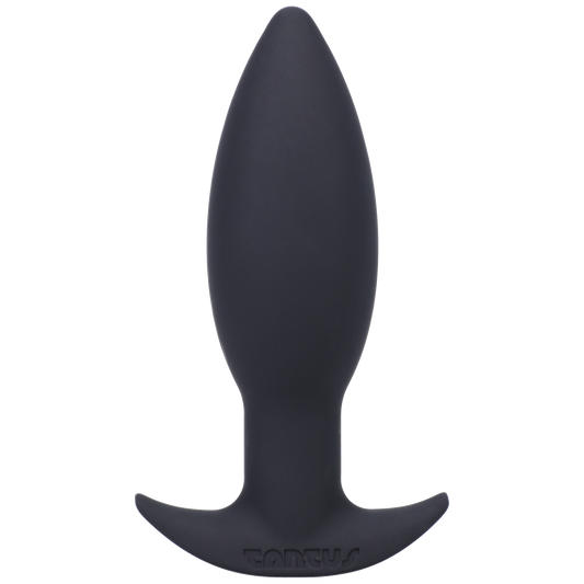 Tantus Silicone Neo Silicone Butt Plug Black - Sheets Optional