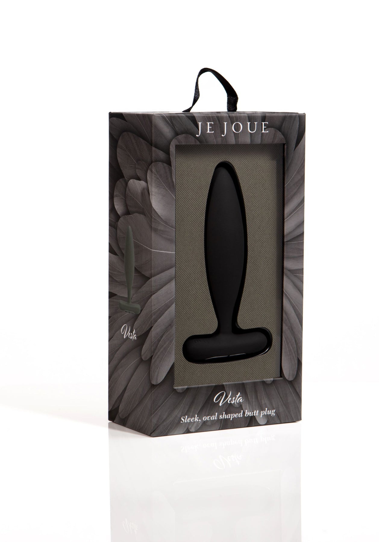 Vesta Vibrating Butt Plug Black - Sheets Optional