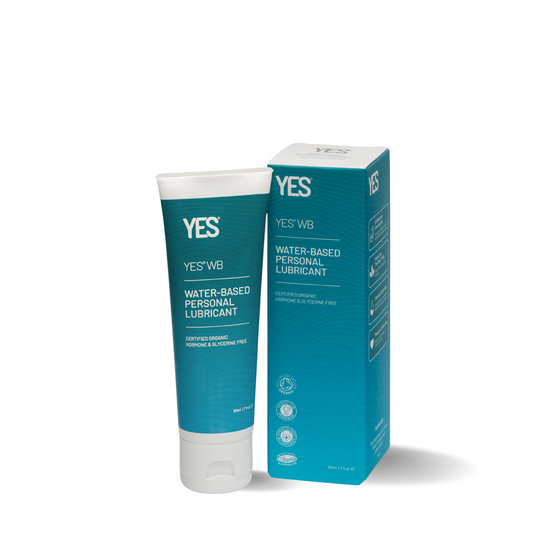 YES WB Water Based Organic Lubricant 50ml - Sheets Optional