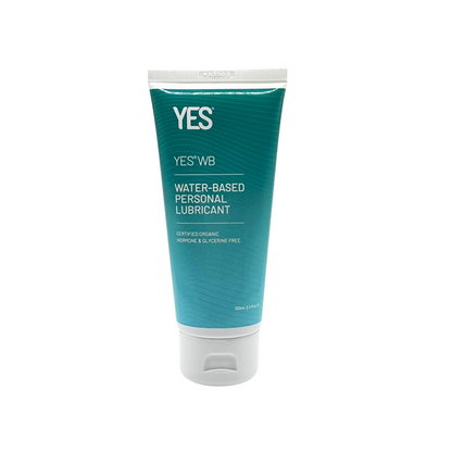 YES WB Water Based Organic Lubricant 100ml - Sheets Optional