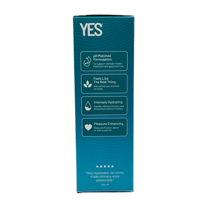 YES WB Water Based Organic Lubricant 100ml - Sheets Optional